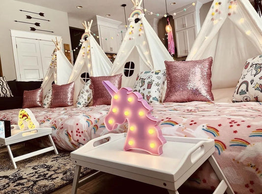 Unicorn Sleepover Party